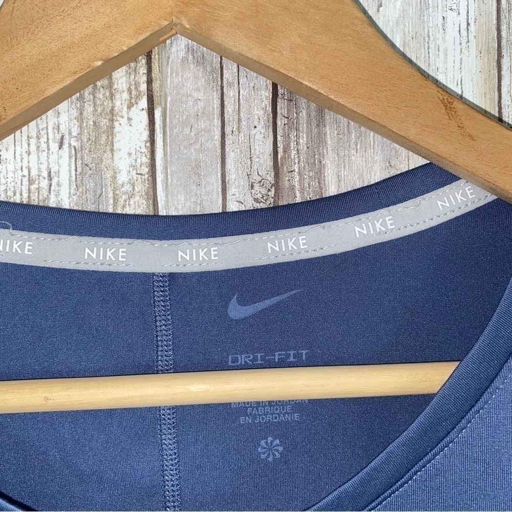 Nike Blue High Low Tee - Picture 4 of 4